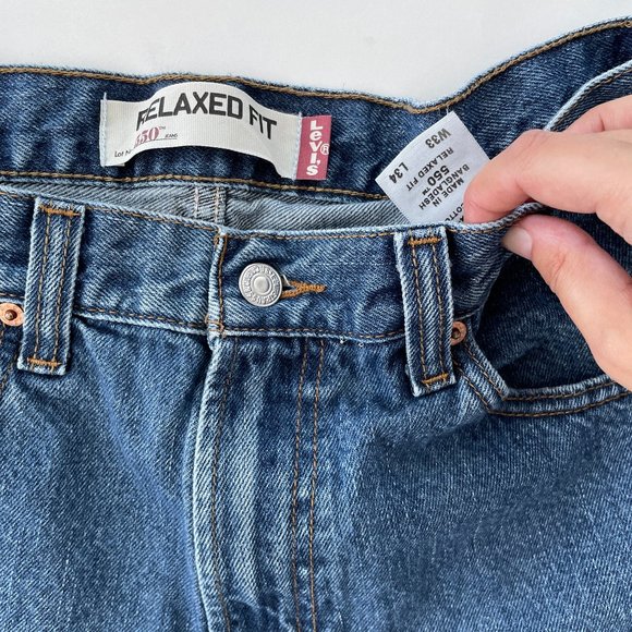 Vintage Levi's 550 high waist denim cutoff shorts - Picture 8 of 12